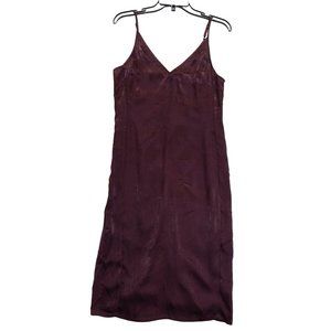Midi Sleeveless Dress Size S Kendall & Kylie Womens Body Con Burgundy
